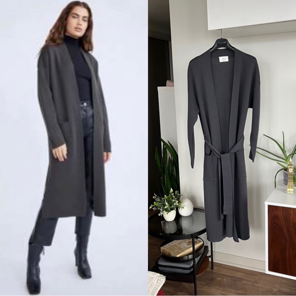 Aritzia Wilfred Belize Merino Wool Knit Formal Casual Relaxed Cardigan Sz XS,M
